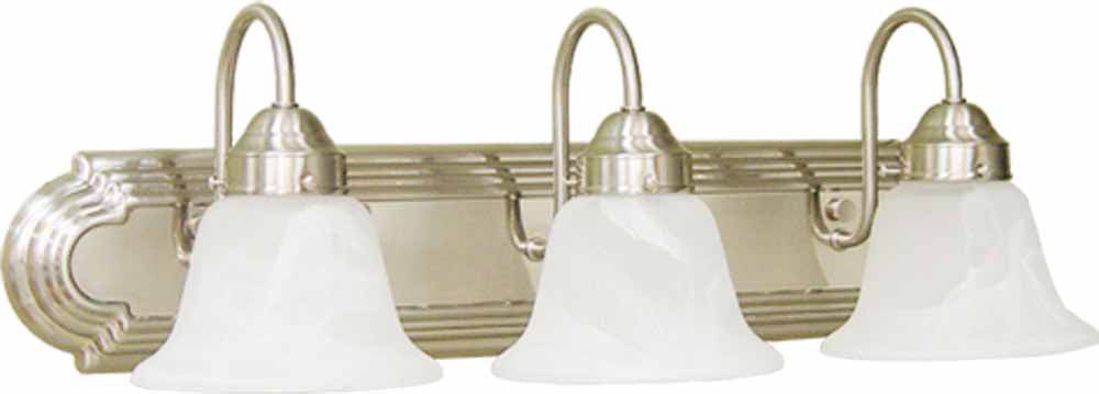 Volume Marti, Minster, Bernice, Hammond V6453-33 Bath Vanity Light 24 in. wide - Brushed Nickel