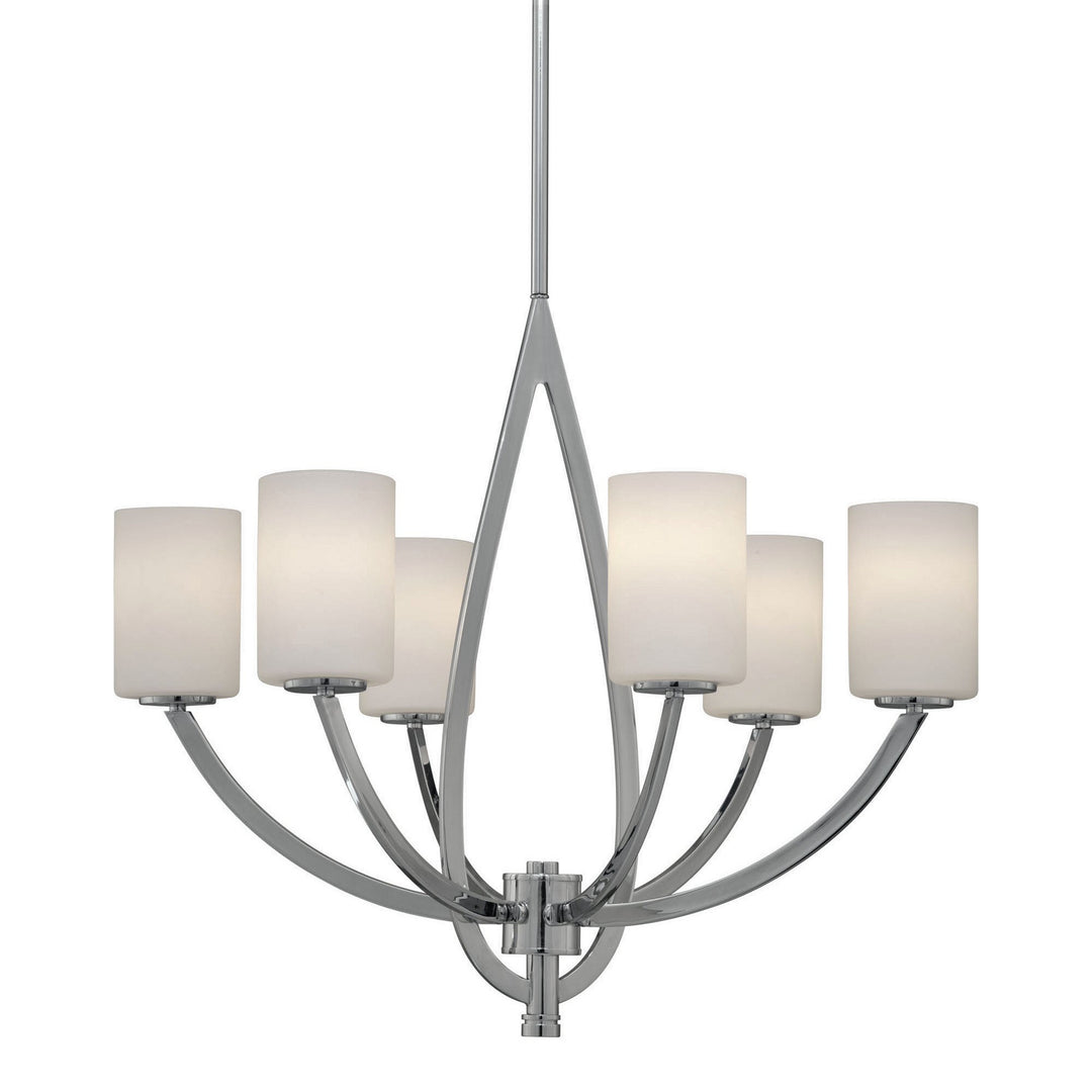 Forte Chandelier Light 2572-06-05 Chandelier Light - Chrome
