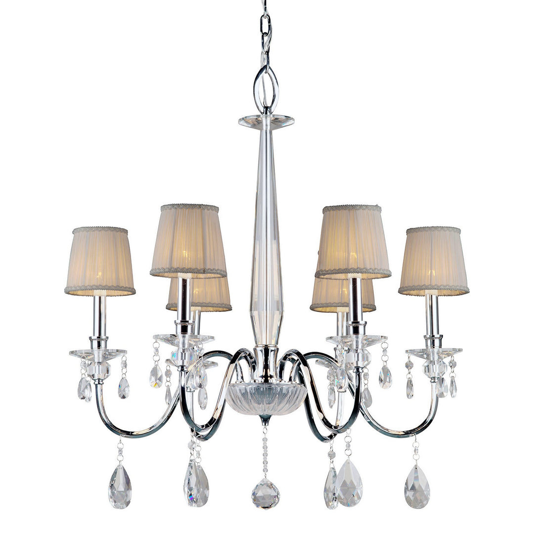 Forte 4009-06-05 Chandelier Light - Chrome