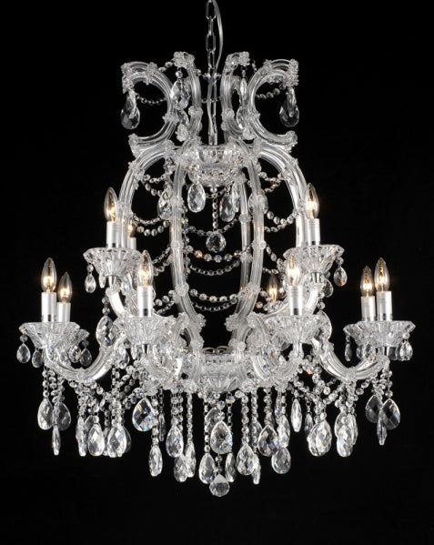 Bethel International Chandelier Light 4307L-C Chandelier Light - Chrome