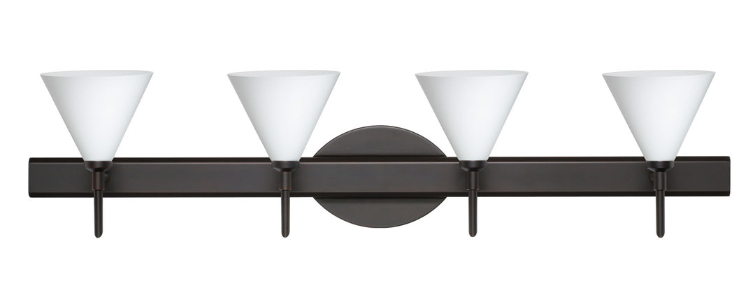 Besa Kani 4SW-512107-BR Bath Vanity Light 31 in. wide - Bronze