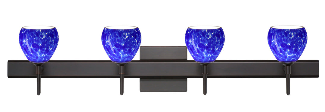 Besa Tay Tay 4SW-560586-BR-SQ Bath Vanity Light 31 in. wide - Bronze