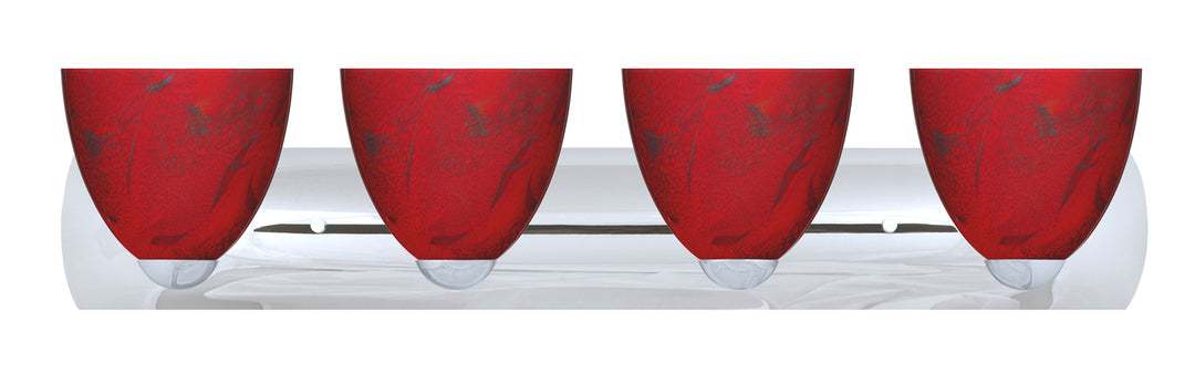 Besa Sasha 4WZ-7572MA-CR Bath Vanity Light 31 in. wide - Chrome