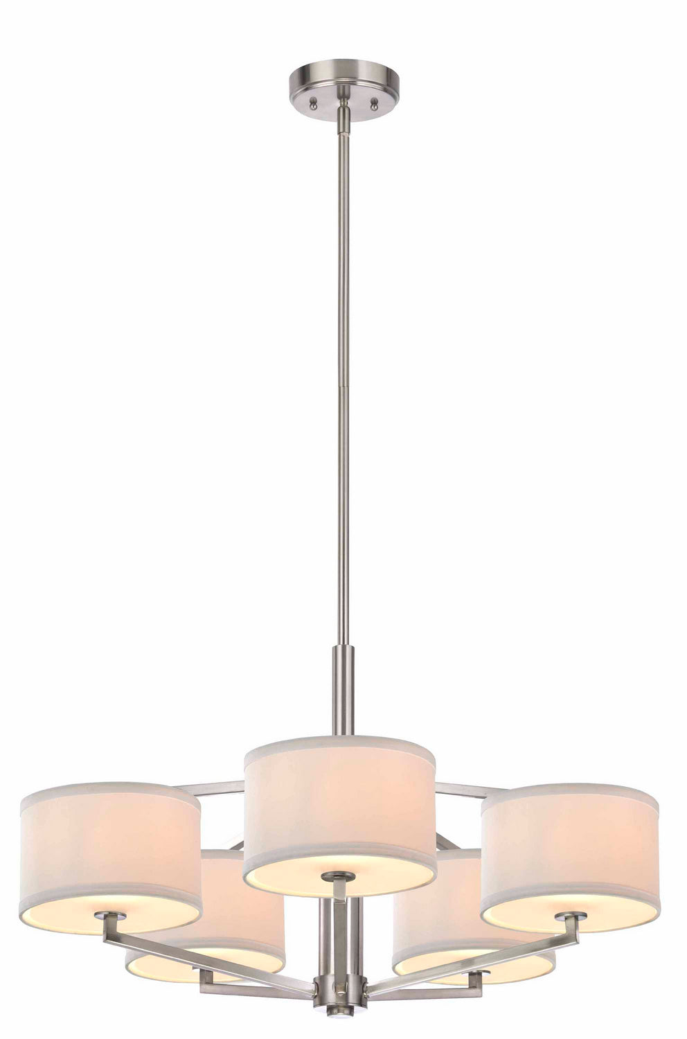Dolan Designs Monaco 1880-09 Chandelier Light - Satin Nickel