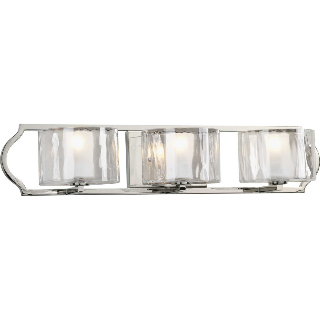 Progress Caress P3077-104WB Bath Vanity Light 27 in. wide - Polished Nickel
