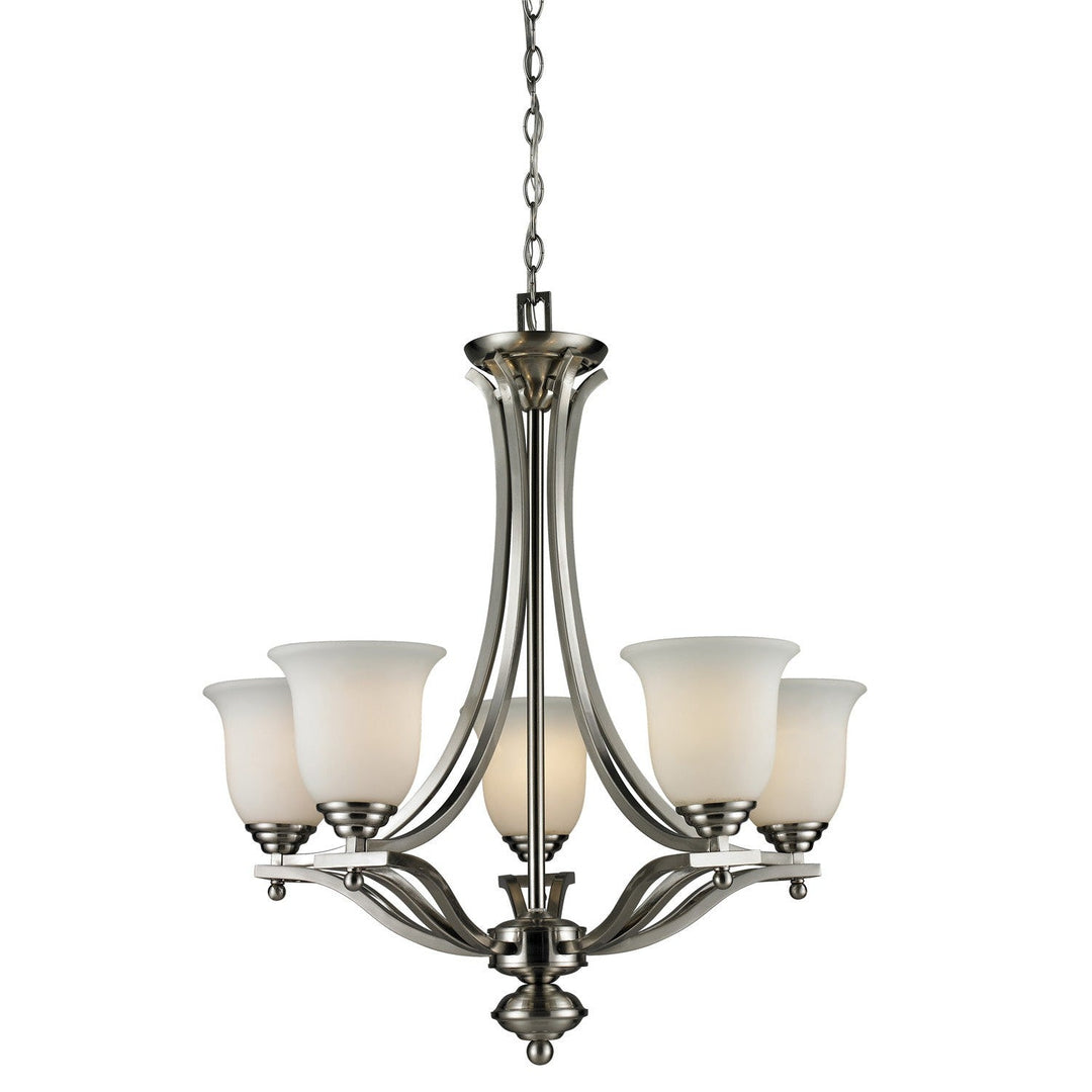 Z-Lite Lagoon 704-5-BN Chandelier Light - Brushed Nickel
