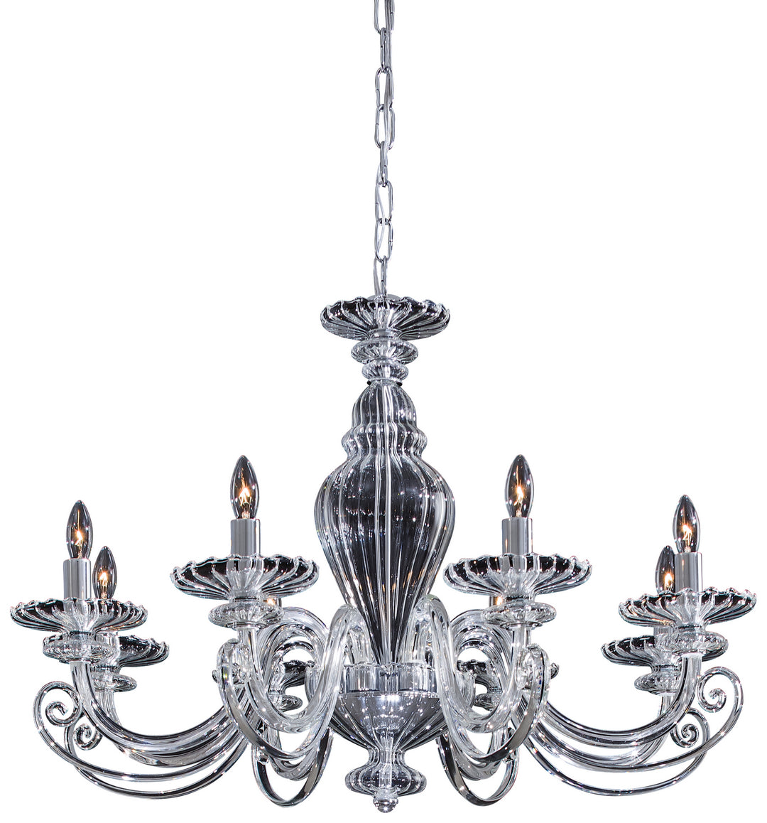 Metropolitan Metropolitan N9168 Chandelier Light - Chrome W/ Clear Glass