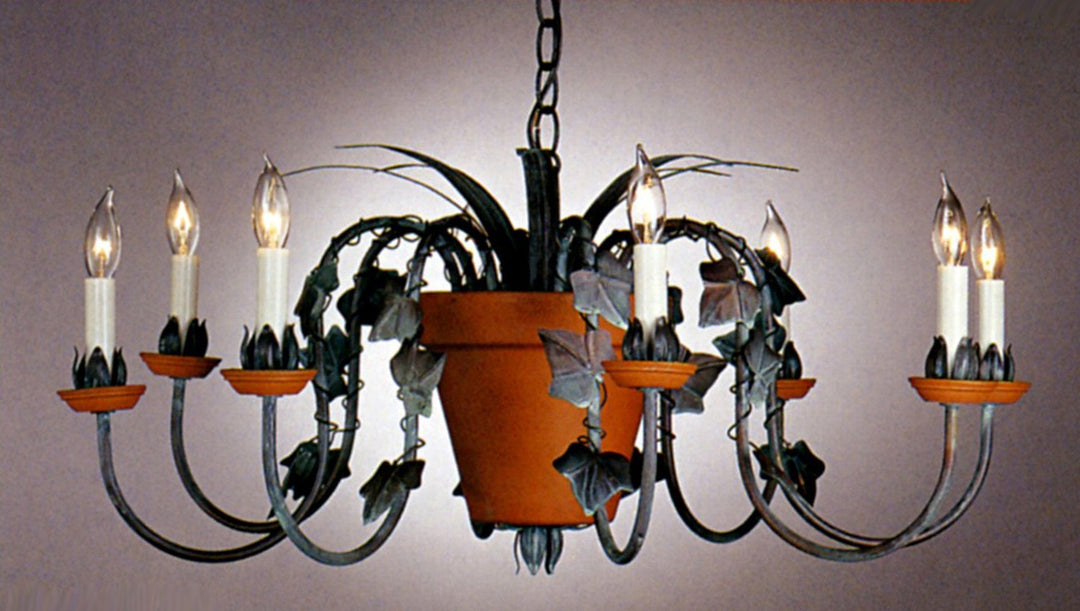 Genie House 748 Series 74813VG Chandelier Light - Verdi Green