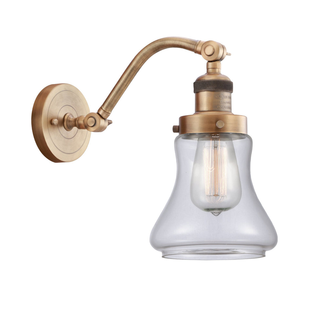 Innovations Franklin Restoration 515-1W-BB-G192-LED Wall Sconce Light - Brushed Brass
