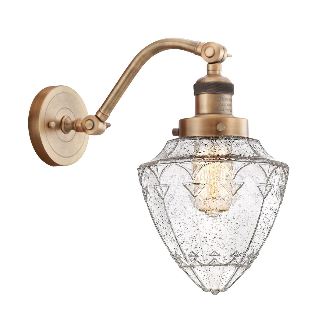 Innovations Franklin Restoration 515-1W-BB-G664-7-LED Wall Sconce Light - Brushed Brass