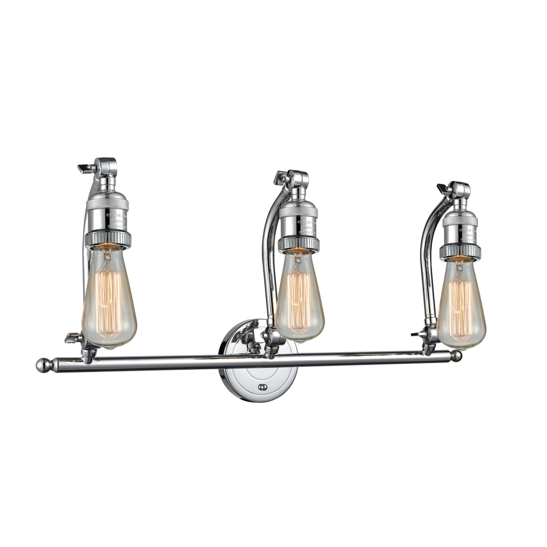 Innovations Franklin Restoration 515-3W-PC Bath Vanity Light 26 in. wide - Polished Chrome