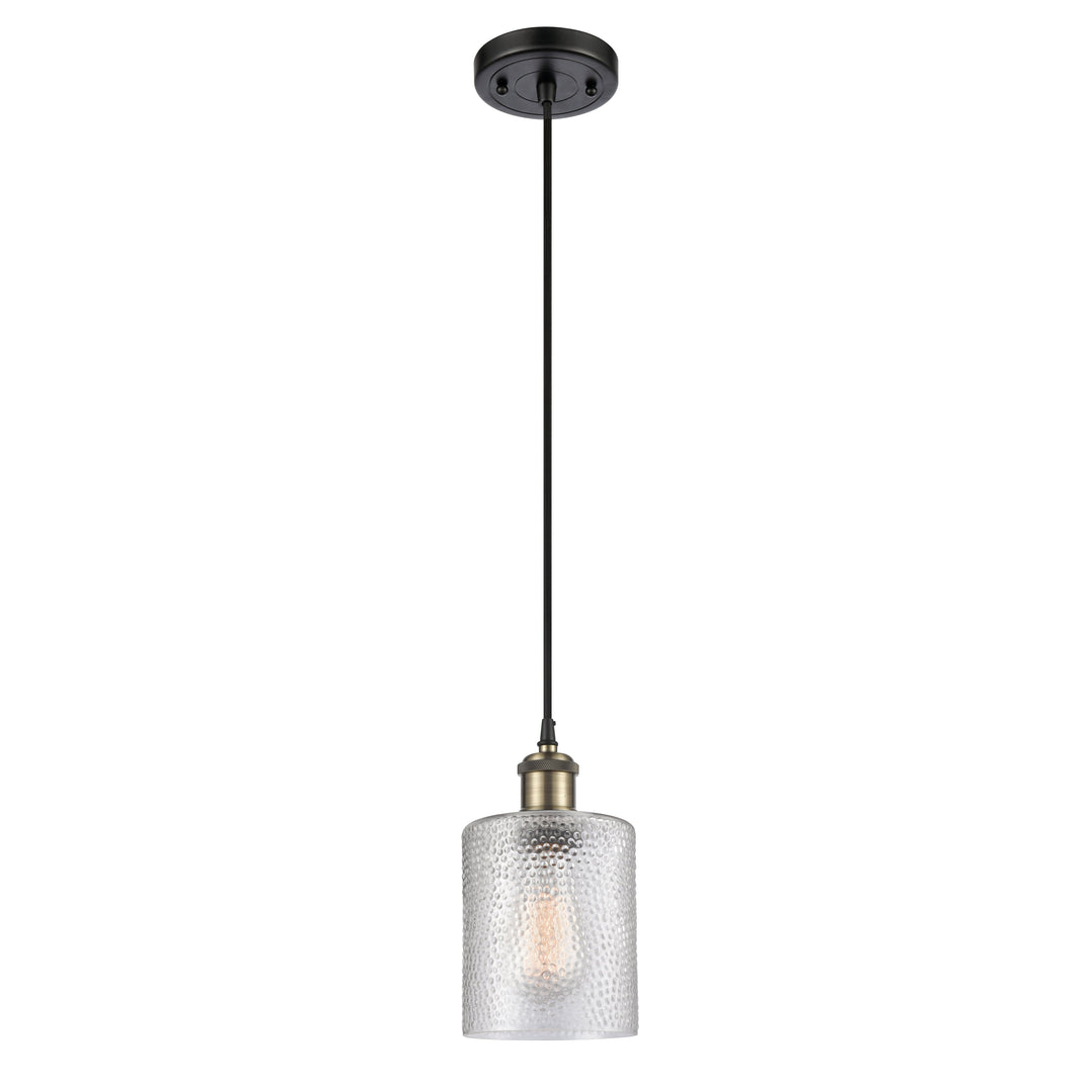 Innovations Ballston 516-1P-BAB-G112 Pendant Light - Black Antique Brass