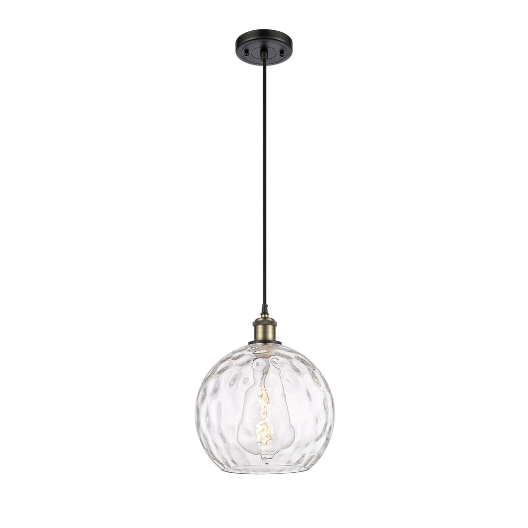 Innovations Ballston 516-1P-BAB-G1215-10 Pendant Light - Black Antique Brass