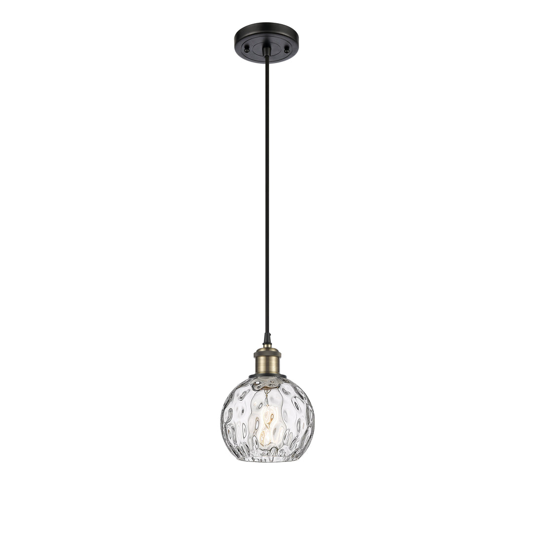 Innovations Ballston 516-1P-BAB-G1215-6-LED Pendant Light - Black Antique Brass