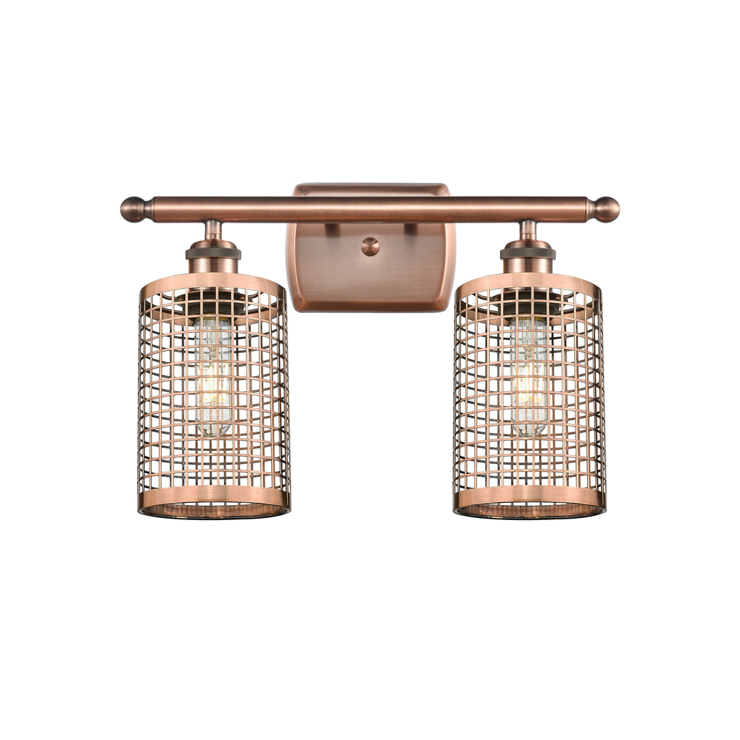 Innovations Downtown Urban 516-2W-AC-M18-AC Bath Vanity Light 16 in. wide - Antique Copper
