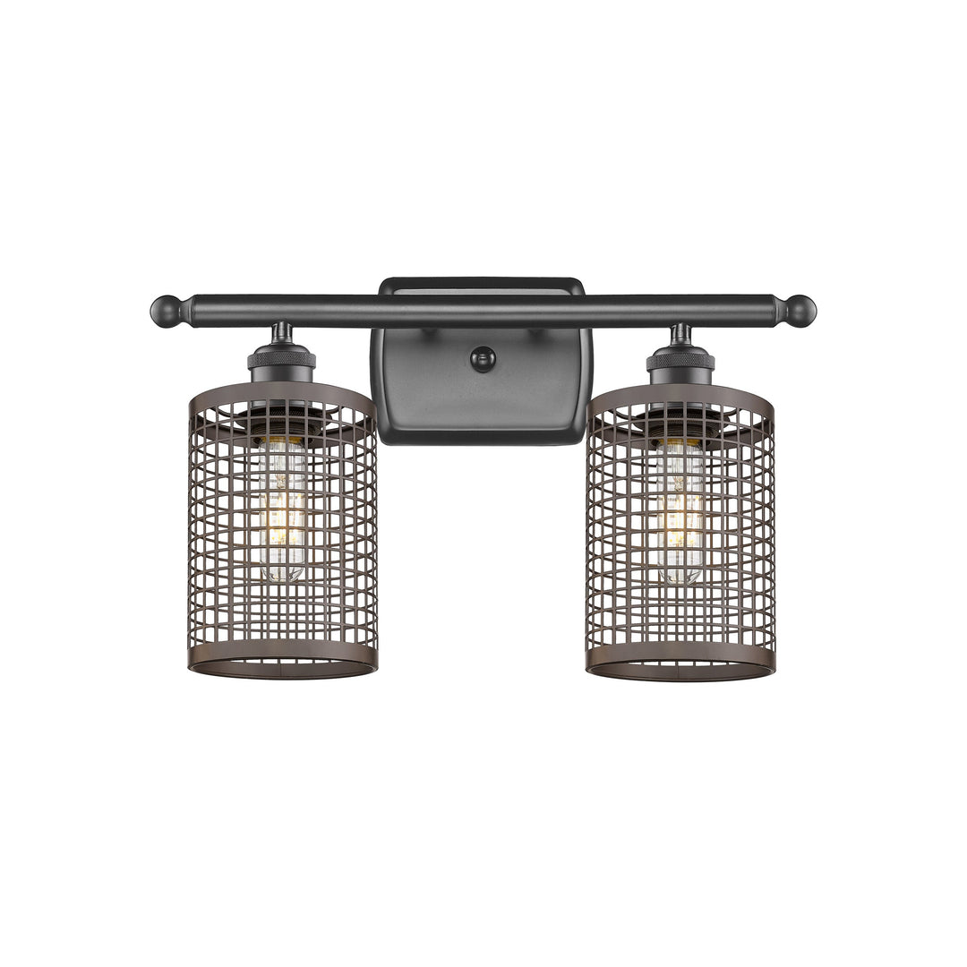 Innovations Downtown Urban 516-2W-OB-M18-OB Bath Vanity Light 16 in. wide - Oil Rubbed Bronze