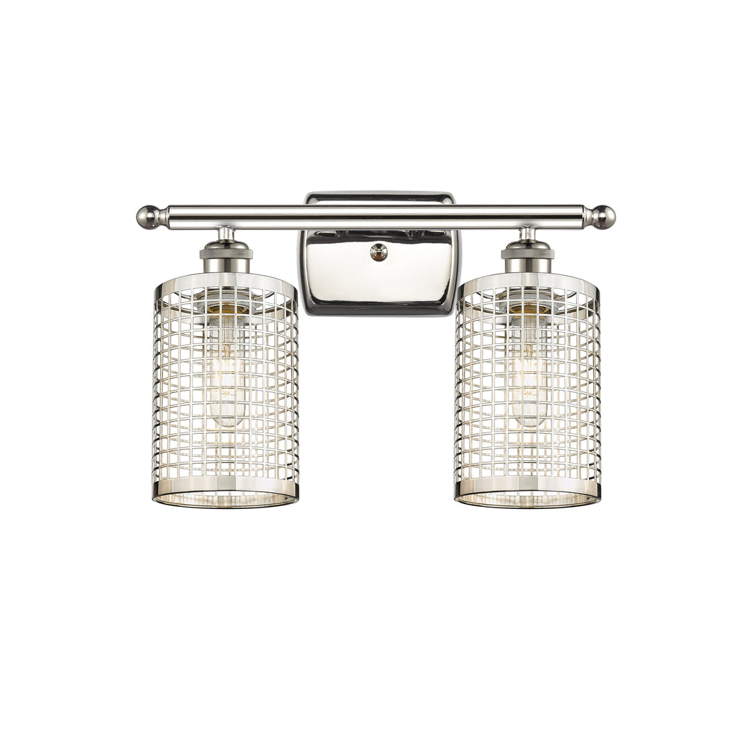 Innovations Downtown Urban 516-2W-PN-M18-PN Bath Vanity Light 16 in. wide - Polished Nickel