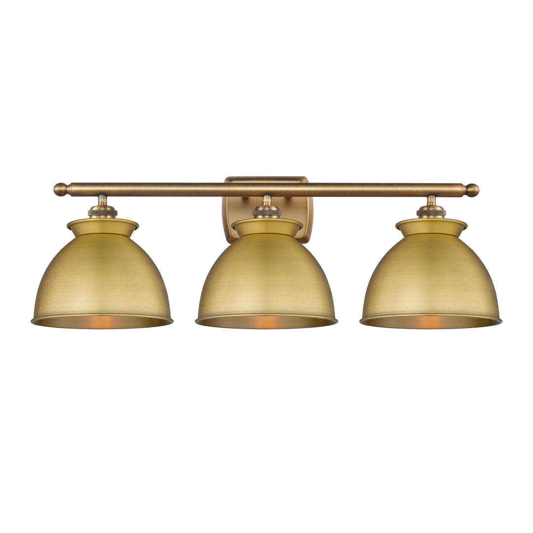 Innovations Ballston 516-3W-BB-M14-BB Bath Vanity Light 28 in. wide - Brushed Brass