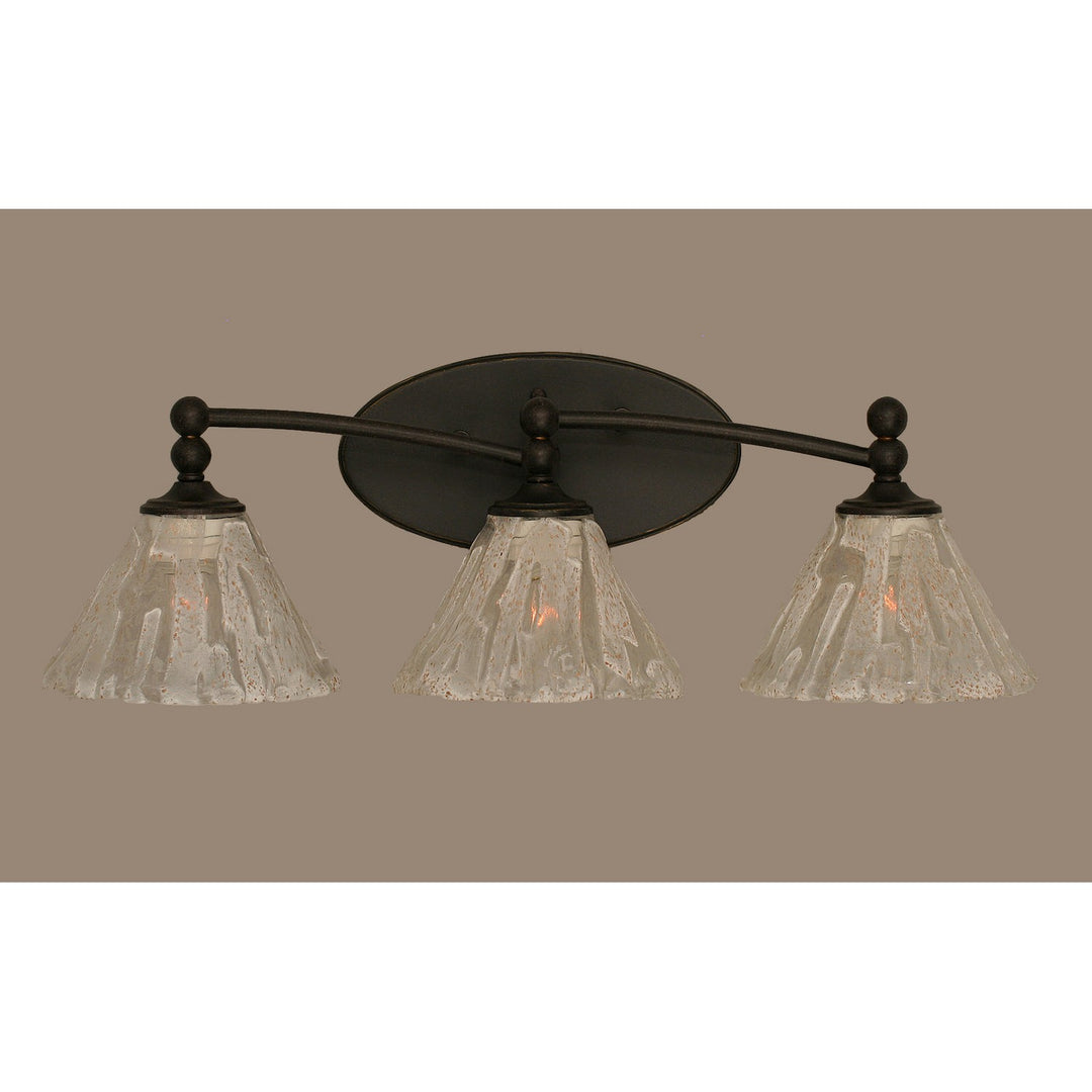 Toltec Capri 593-dg-7195 Bath Vanity Light 24 in. wide - Dark Granite