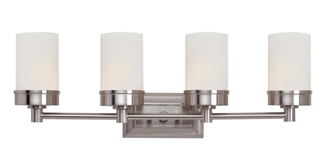 Trans Globe Imports Fusion 70334 BN Bath Vanity Light 28 in. wide - Brushed Nickel
