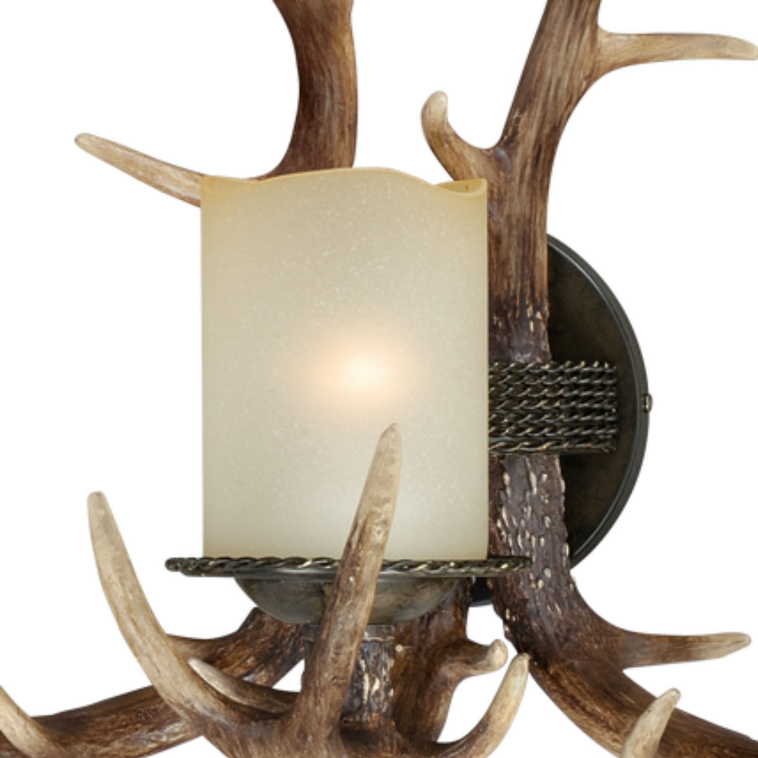 Vaxcel Yoho W0046 Bath Vanity Light 28 in. wide - Black Walnut