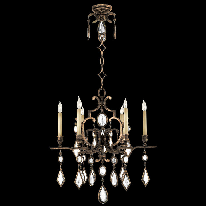 Fine Art Encased Gems 718240-3ST Chandelier Light - Bronze