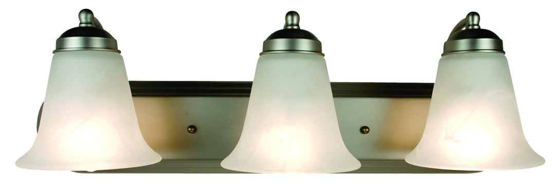 Trans Globe Imports Morgan ES PL-3503 BN Bath Vanity Light 24 in. wide - Brushed Nickel