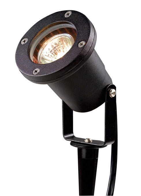 Corona Lighting CL-511-BK Value Lensed W/ Yoke Landscape Light Black