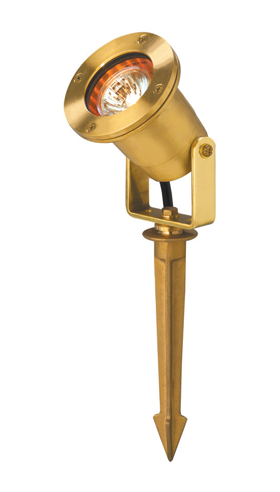 Corona Lighting CL-511-BR Architectural Adjustable W/Yoke Landscape Light Brass