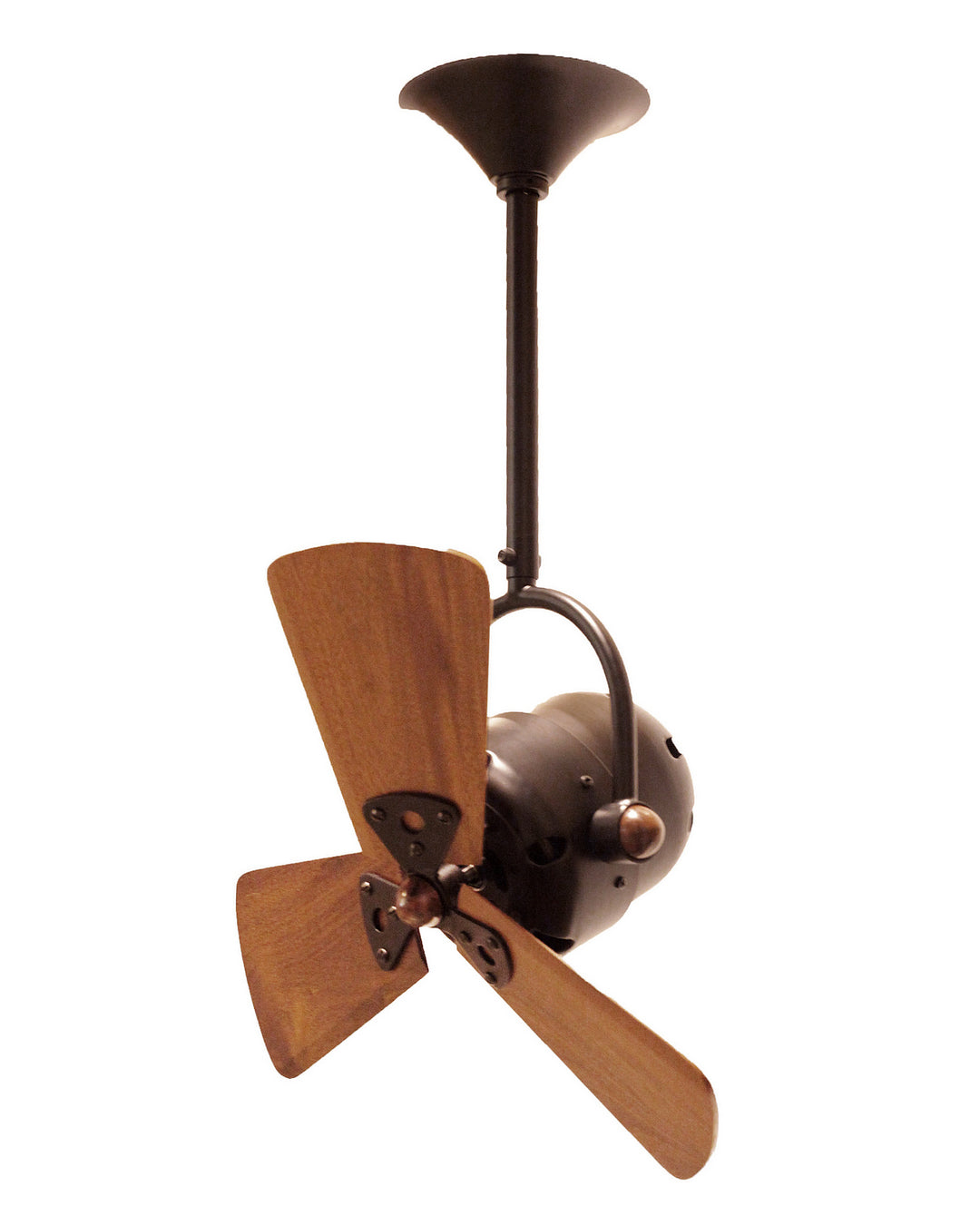 Matthews Fan Company Bianca Direcional BD-BZZT-WD Ceiling Fan 16 - Bronzette, Mahogany/