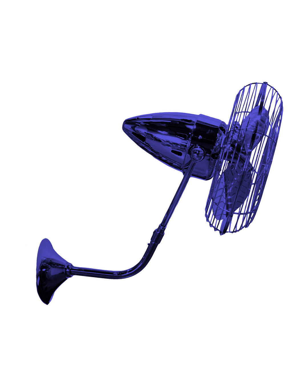 Matthews Fan Company Bruna Parede BP-BLUE-MTL Ceiling Fan - Safira, Safira/