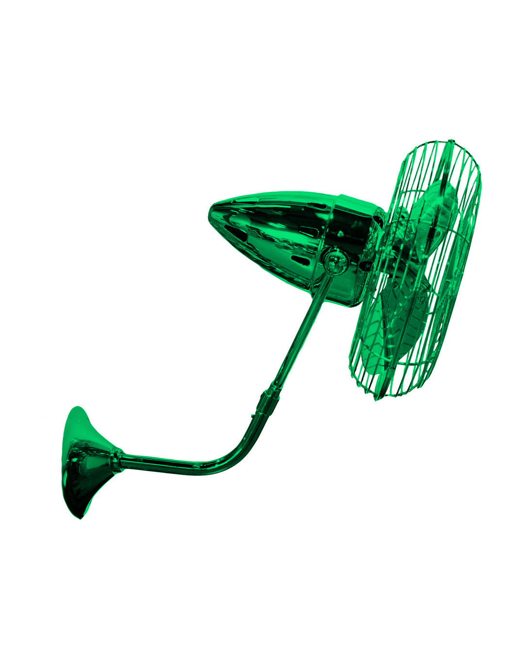 Matthews Fan Company Bruna Parede BP-GREEN-MTL Ceiling Fan - Esmerelda, Esmerelda/