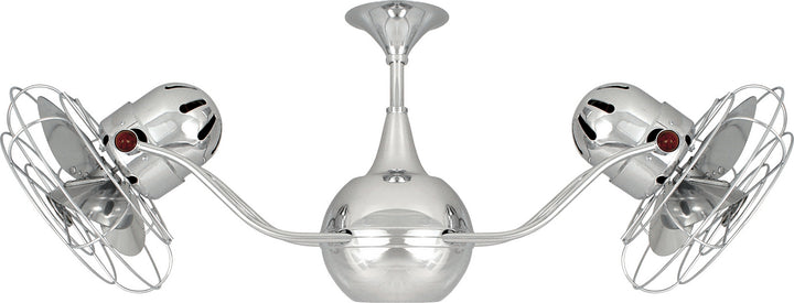 Matthews Fan Company Vent-Bettina VB-CR-MTL-DAMP Ceiling Fan 13 - Polished Chrome, Polished Chrome/