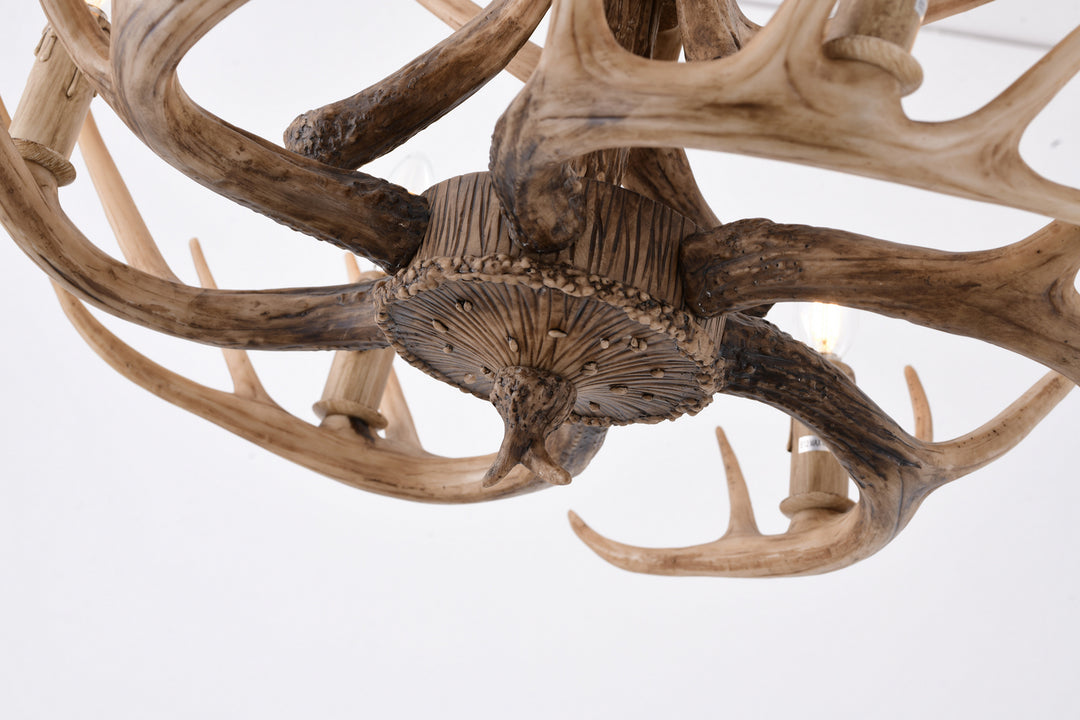 Bethel International Chandelier Light IL07 Chandelier Light - Brown