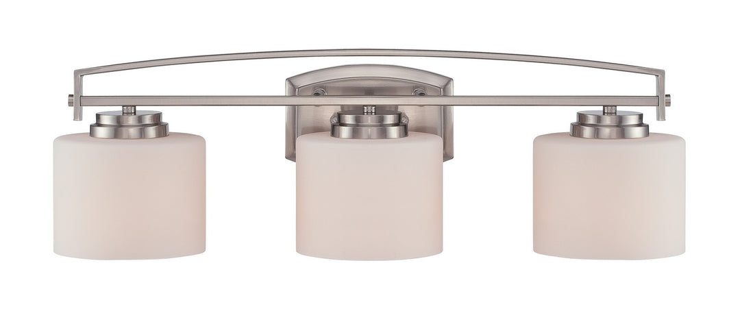 Designers Fountain Axel 86203-SP Bath Vanity Light 24 in. wide - Satin Platinum