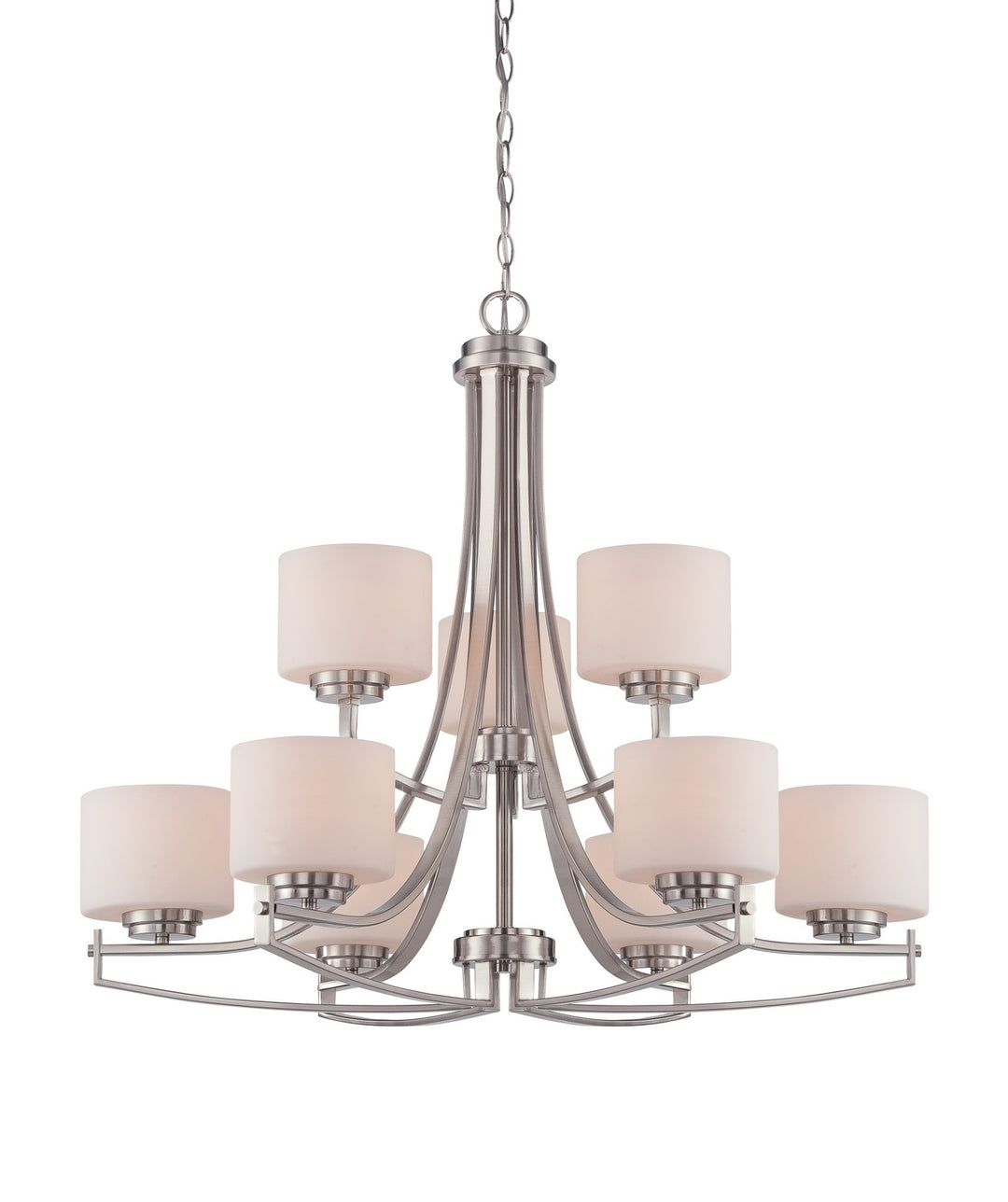 Designers Fountain Axel 86289-SP Chandelier Light - Satin Platinum