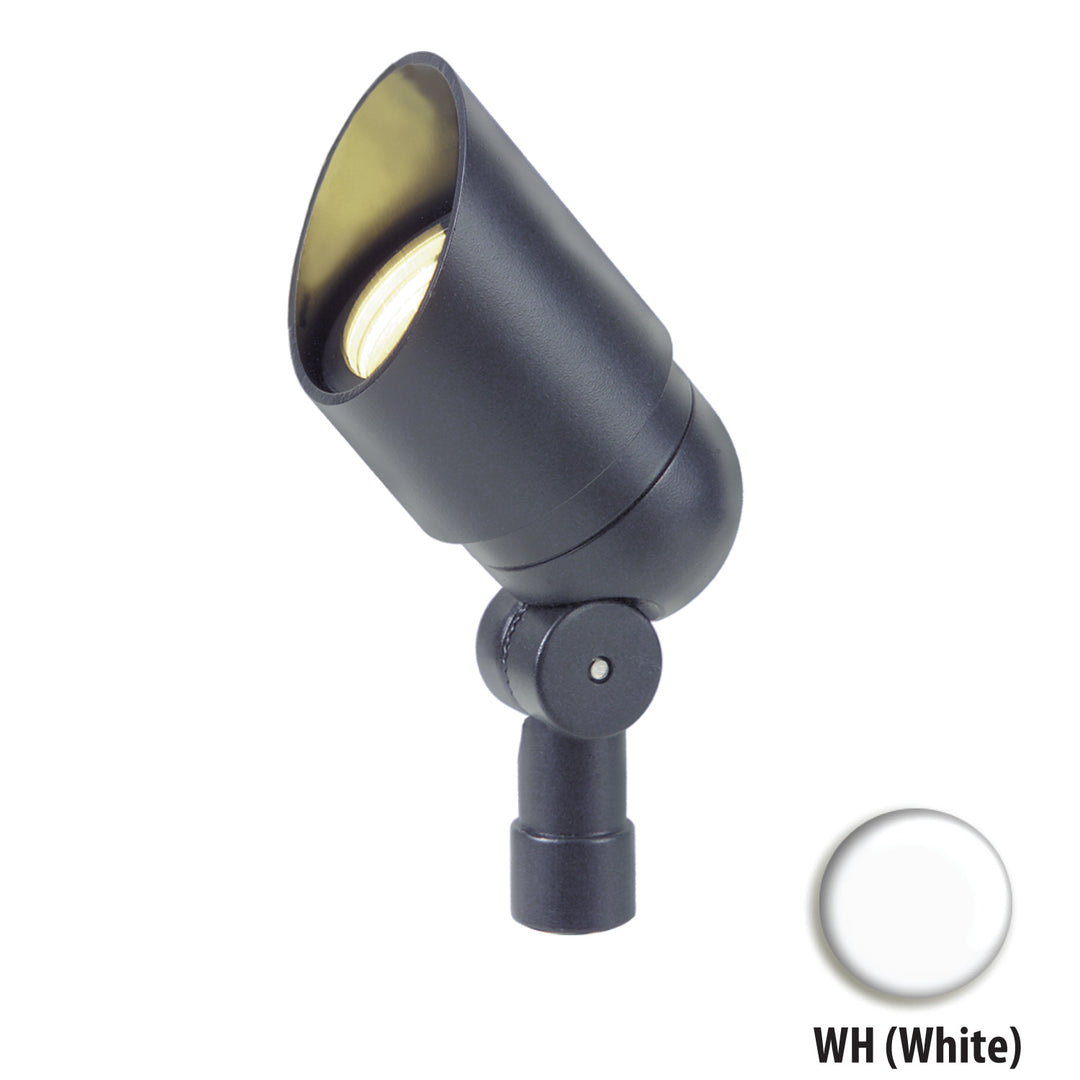 Corona Lighting CL-505-WH Value Bullet /W Shroud Landscape Light White