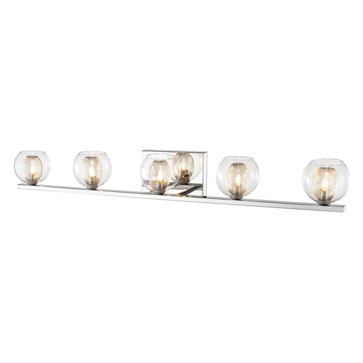 Z-Lite Auge 905-5V Bath Vanity Light 41 in. wide - Chrome