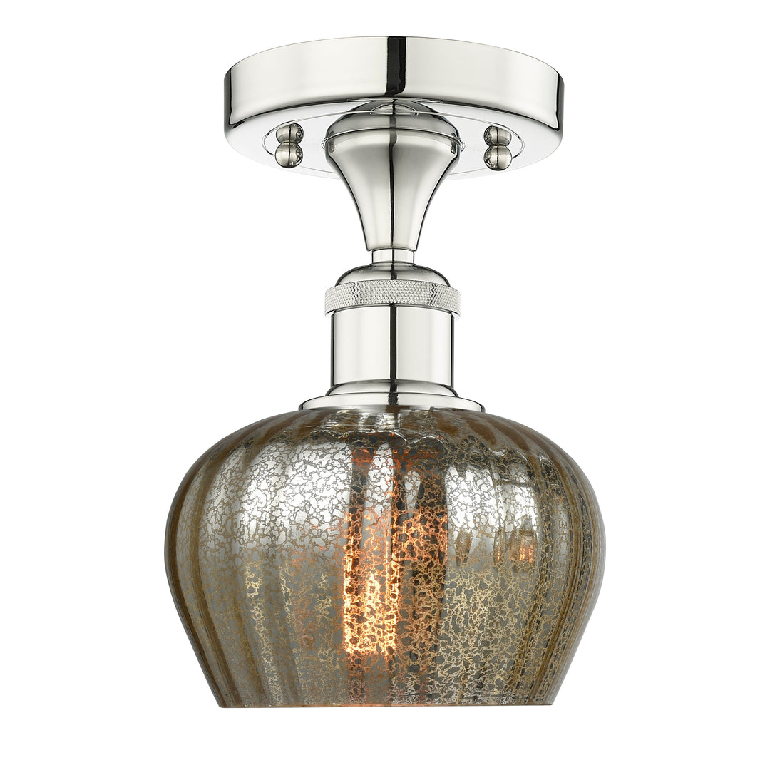 Innovations Edison 616-1F-PN-G96 Ceiling Light - Polished Nickel