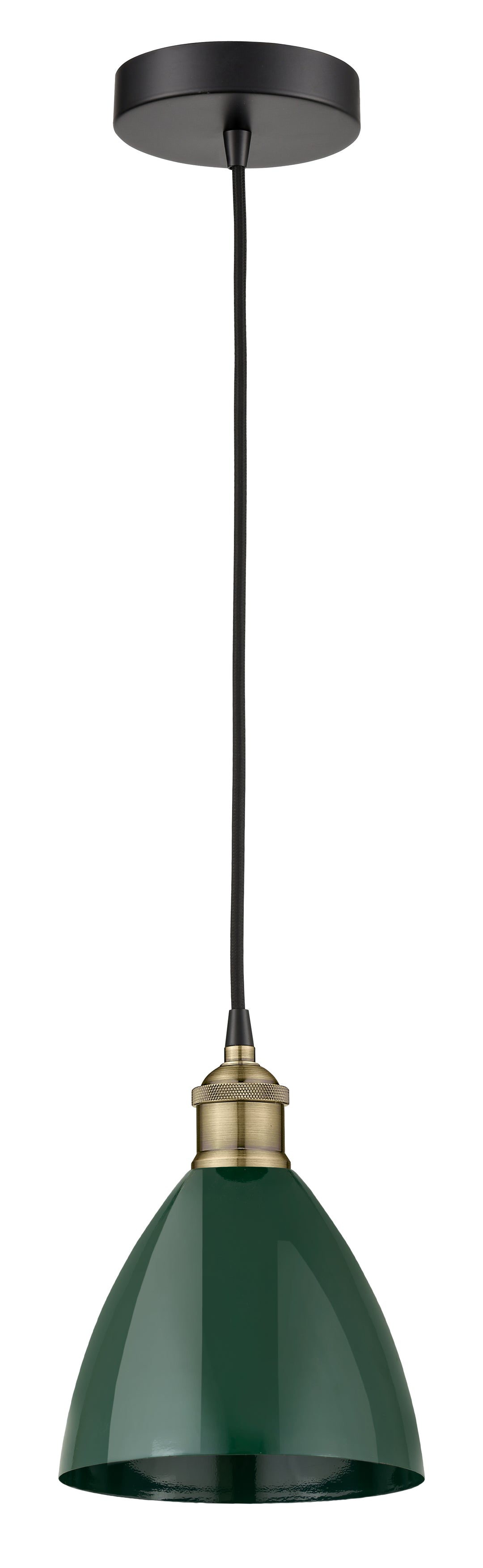 Innovations Downtown Urban 616-1P-BAB-MBD-75-GR Pendant Light - Black Antique Brass