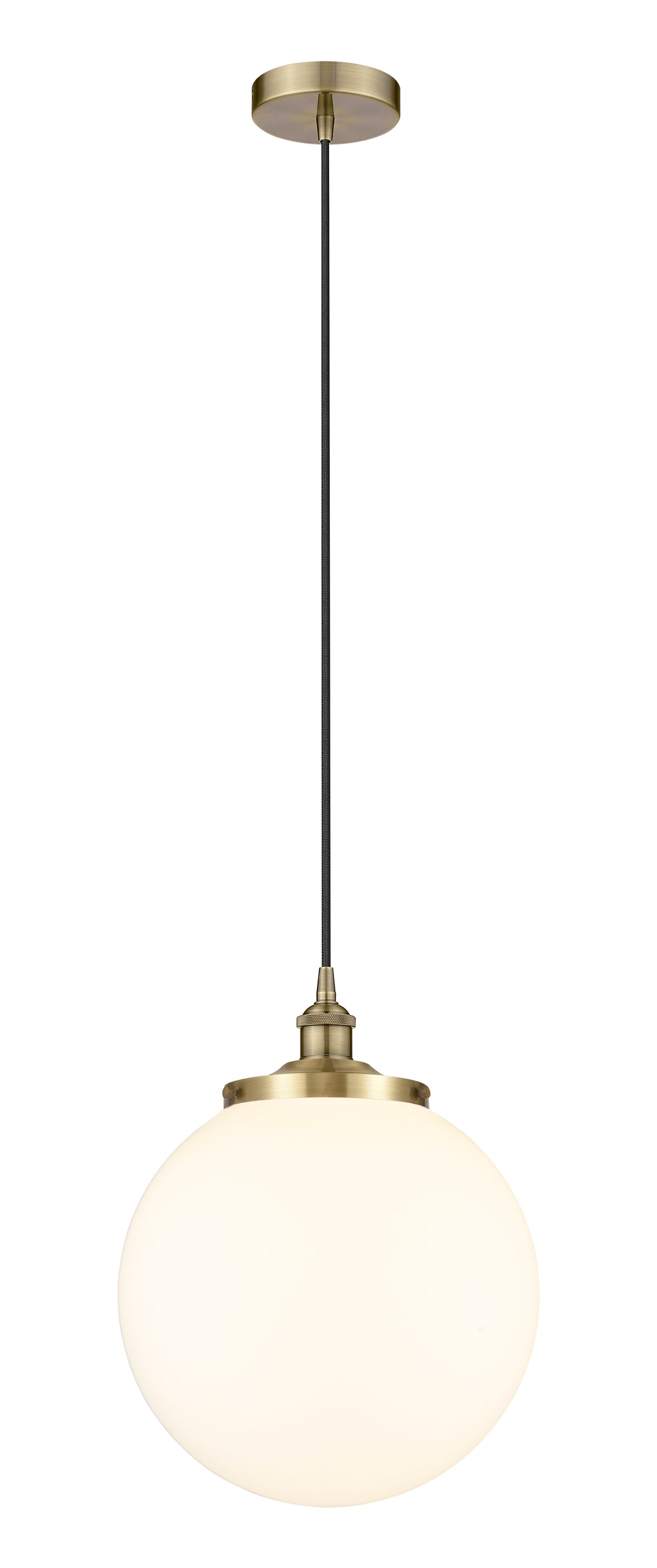 Innovations Downtown Urban 616-1PH-AB-G201-14 Pendant Light - Antique Brass