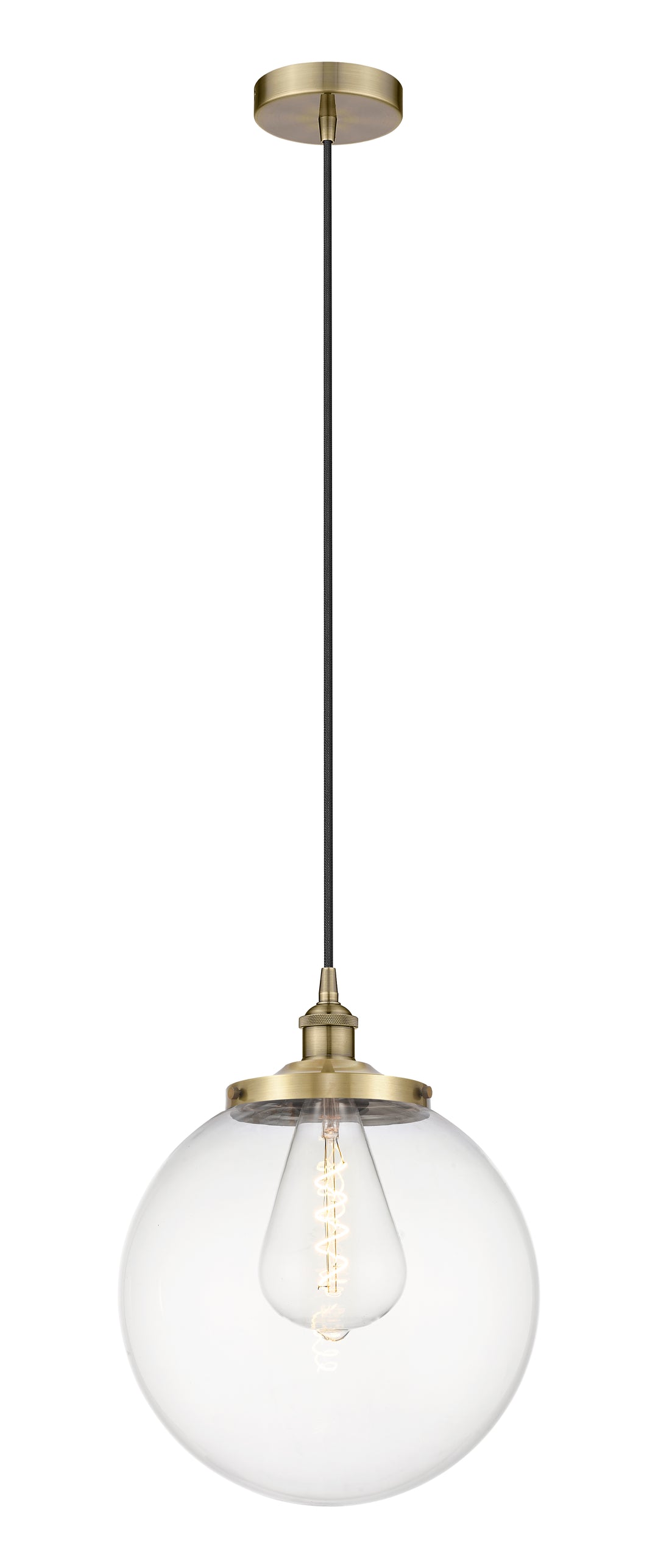 Innovations Downtown Urban 616-1PH-AB-G202-14 Pendant Light - Antique Brass