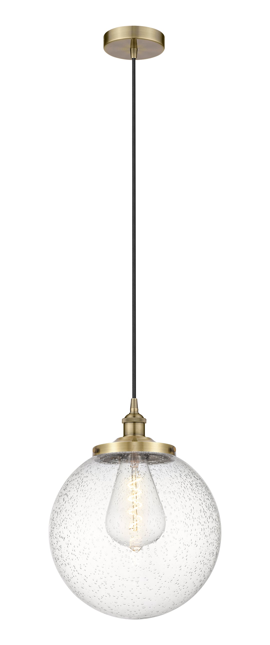 Innovations Downtown Urban 616-1PH-AB-G204-14 Pendant Light - Antique Brass