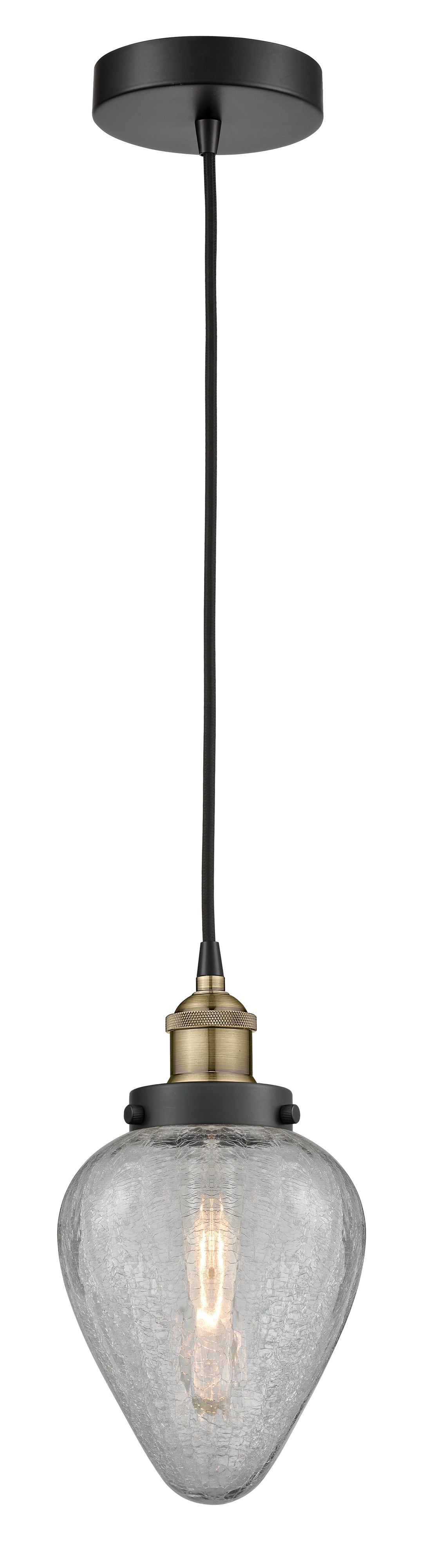 Innovations Downtown Urban 616-1PH-BAB-G165 Pendant Light - Black Antique Brass