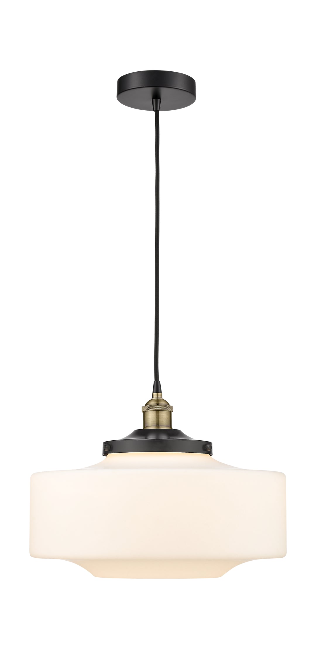 Innovations Downtown Urban 616-1PH-BAB-G691-16 Pendant Light - Black Antique Brass
