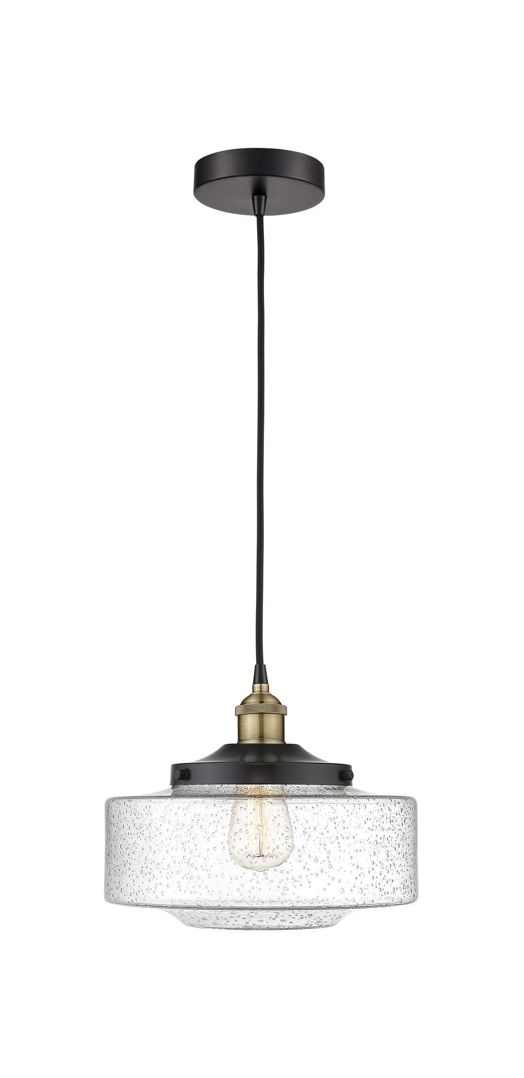 Innovations Downtown Urban 616-1PH-BAB-G694-12 Pendant Light - Black Antique Brass