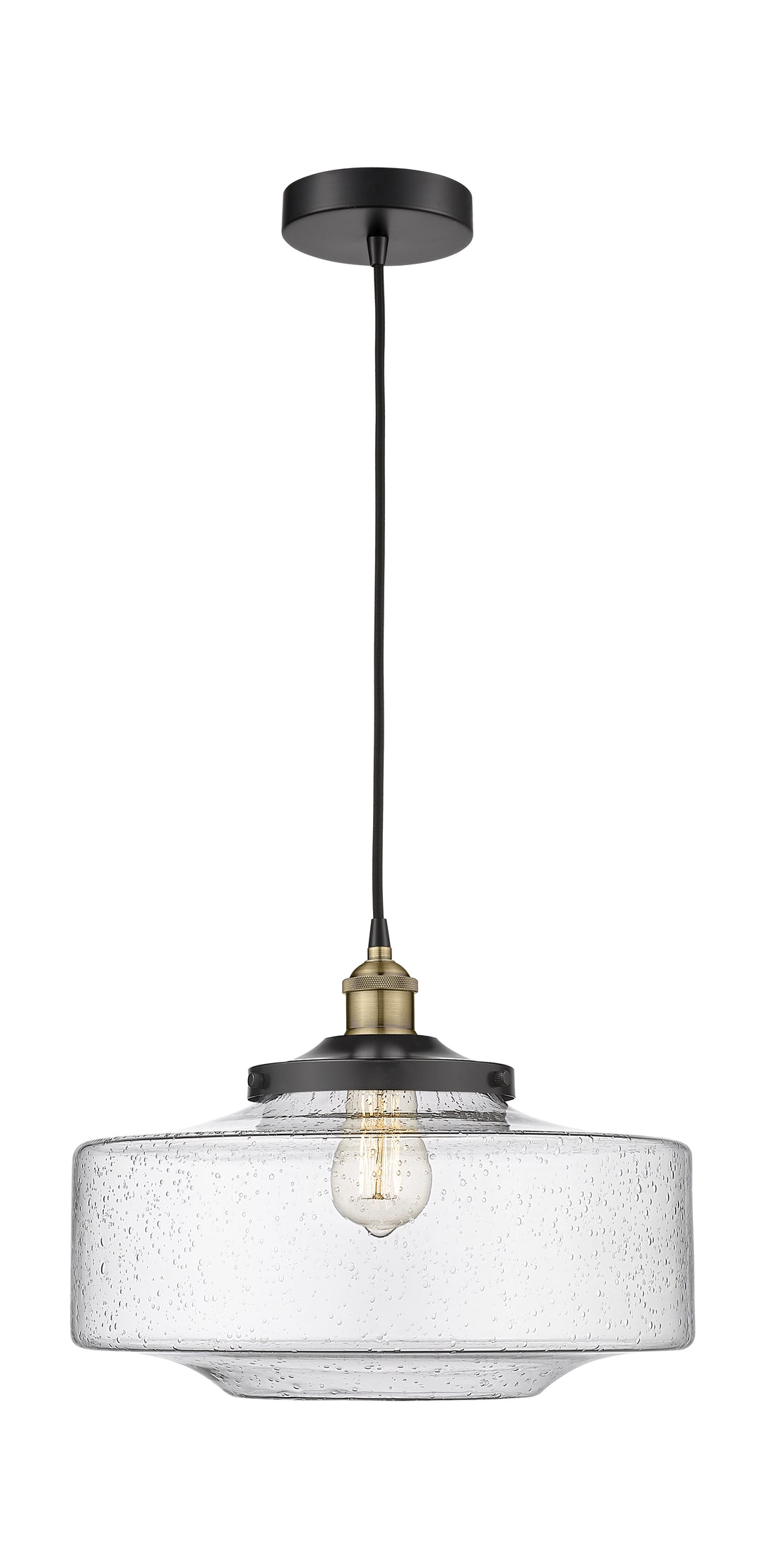 Innovations Downtown Urban 616-1PH-BAB-G694-16 Pendant Light - Black Antique Brass