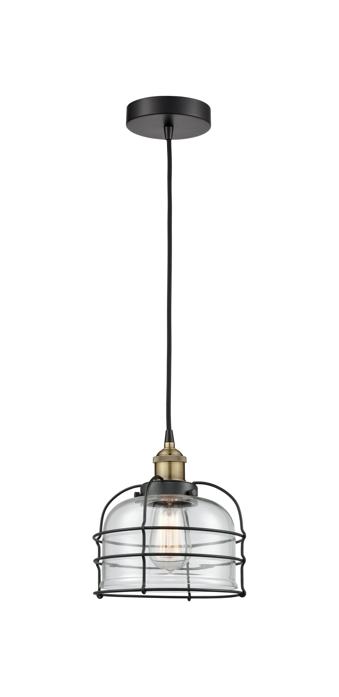Innovations Downtown Urban 616-1PH-BAB-G72-CE Pendant Light - Black Antique Brass