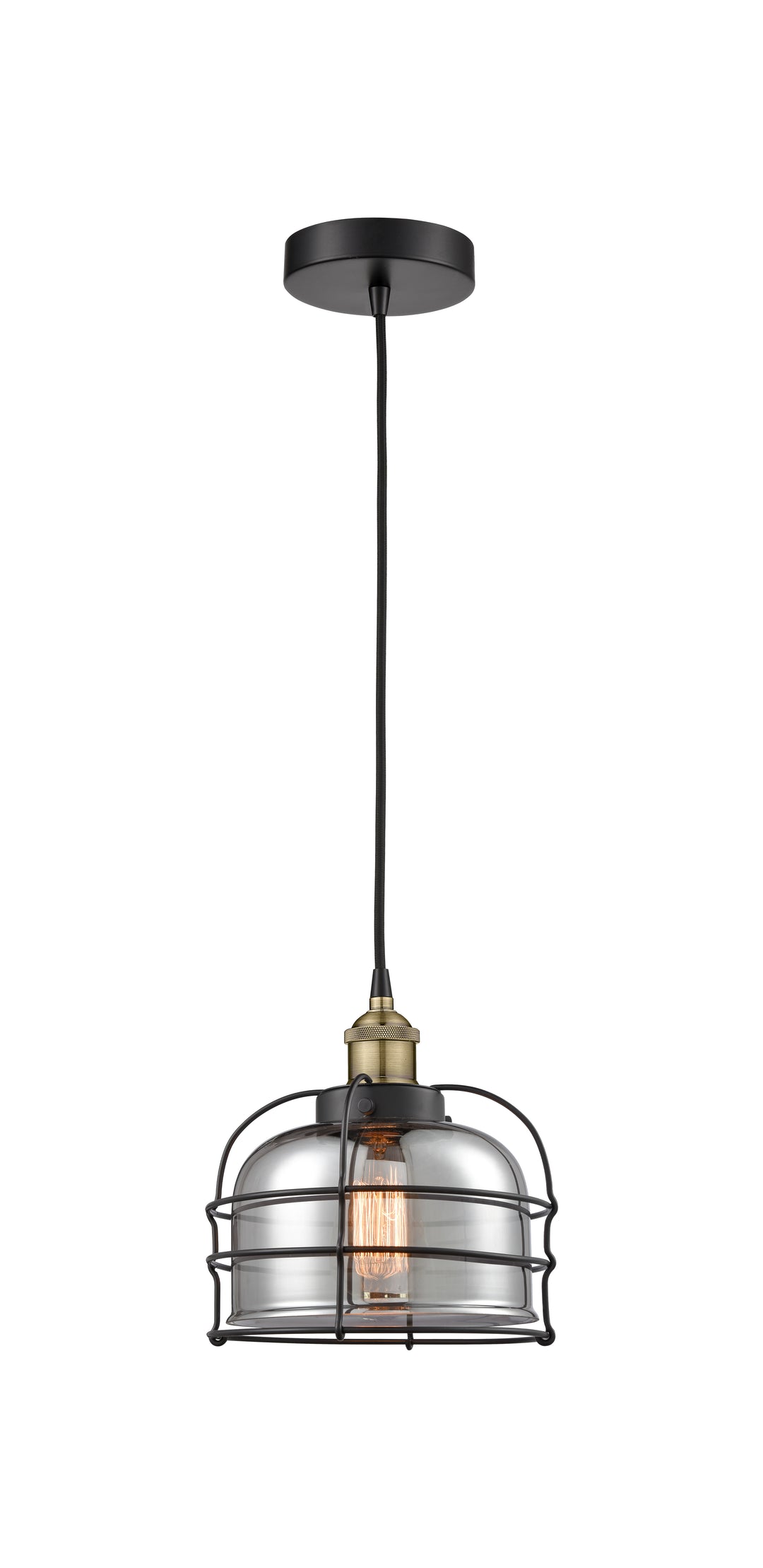 Innovations Downtown Urban 616-1PH-BAB-G73-CE Pendant Light - Black Antique Brass