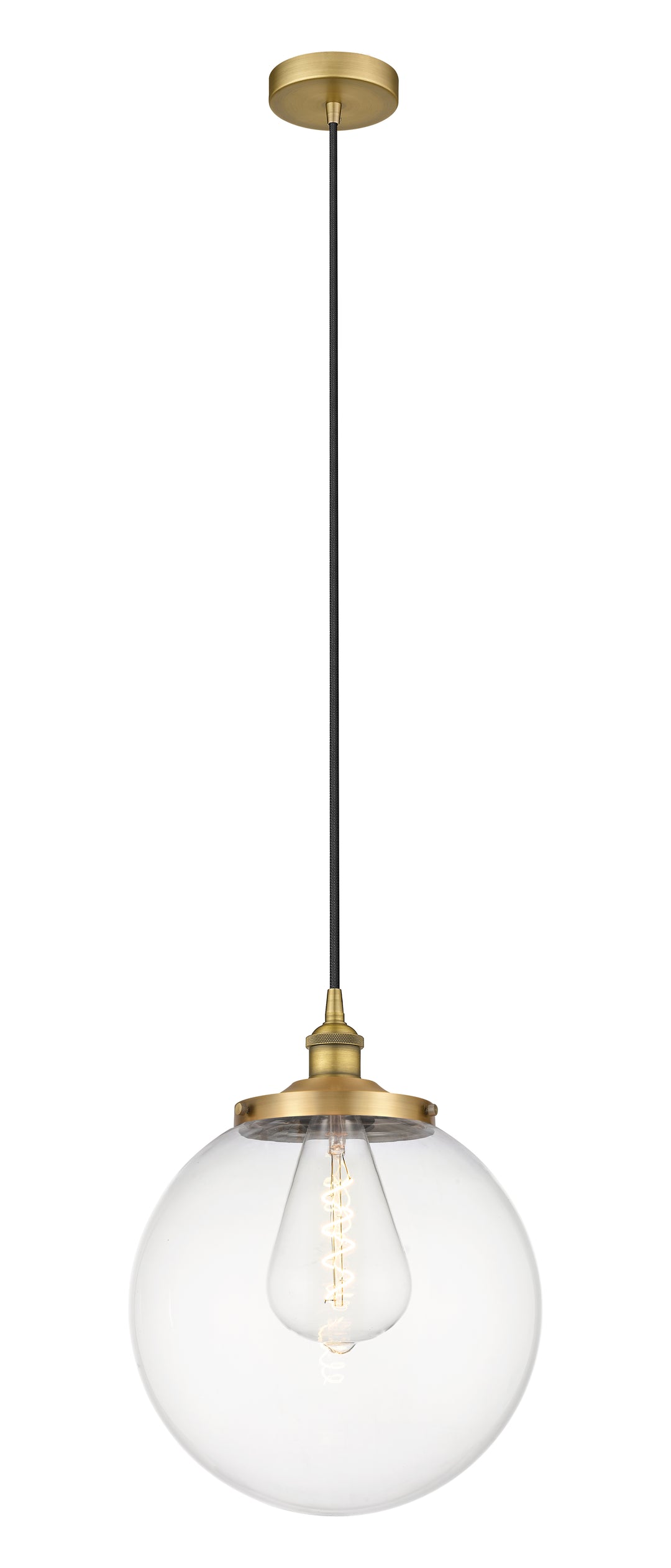 Innovations Downtown Urban 616-1PH-BB-G202-14 Pendant Light - Brushed Brass
